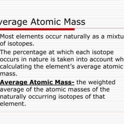 Average atomic mass worksheet answers pdf