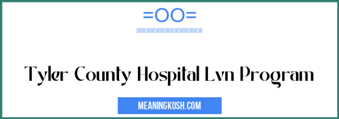 Tyler county hospital lvn program