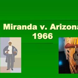 Miranda v arizona 1966 answer key