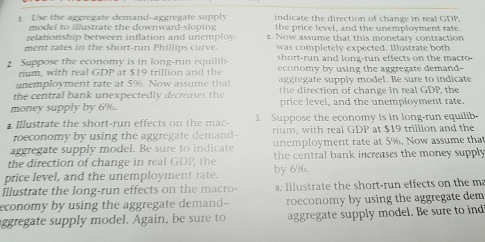 If policymakers expand aggregate demand then in the long run