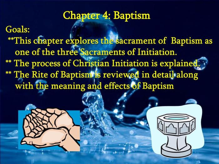 The sacrament of baptism chapter 3 crossword