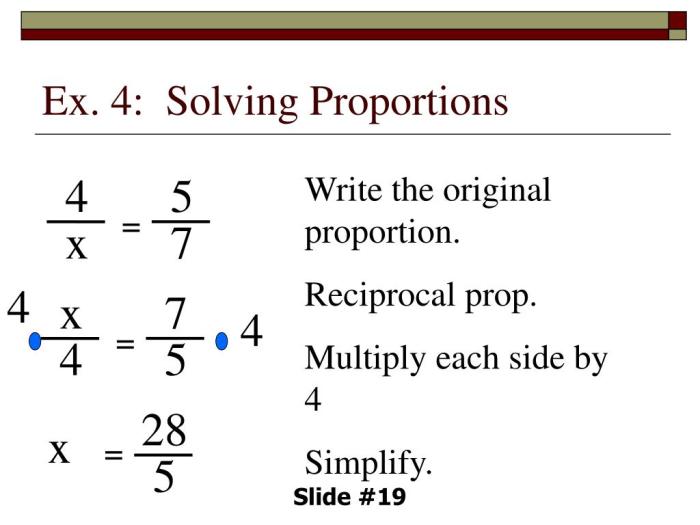 Write the following proportion using colons