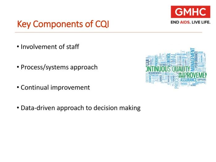 The major focus for cqi decision making is data